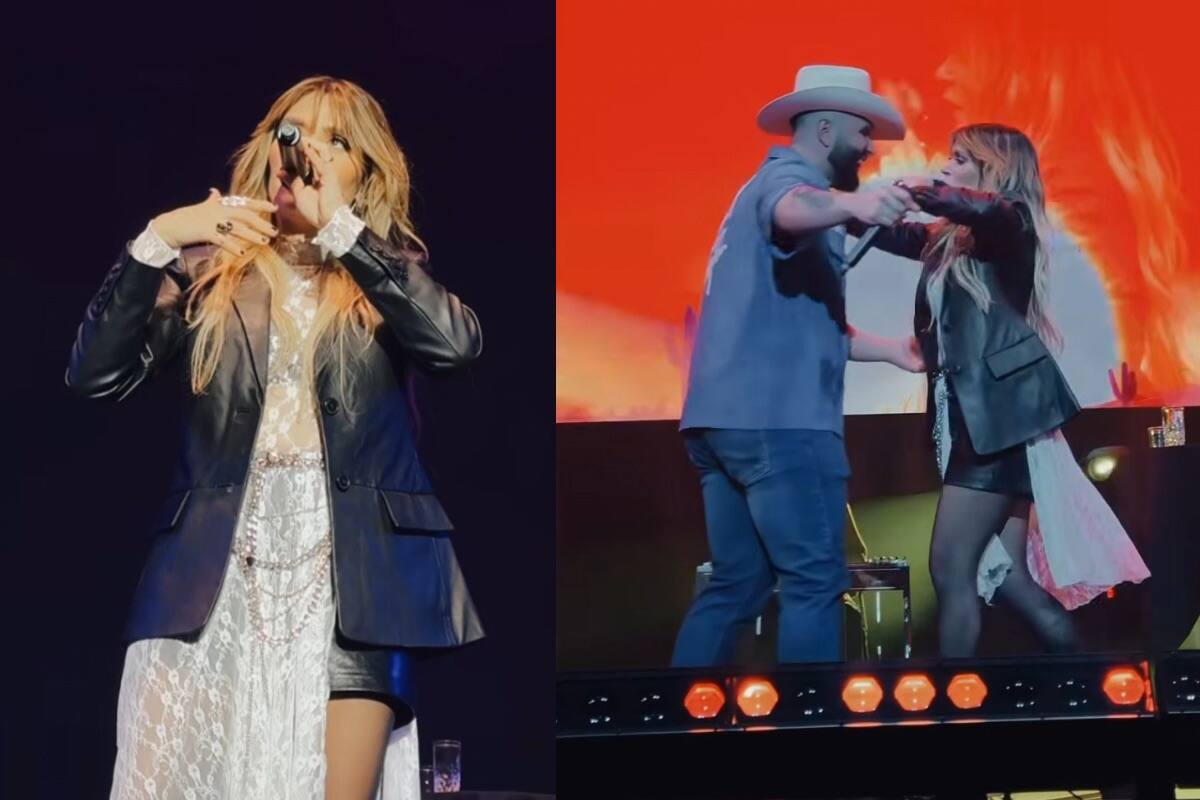 Carín León le dedica post de agradecimiento a Kany García, tras concierto en Hermosillo