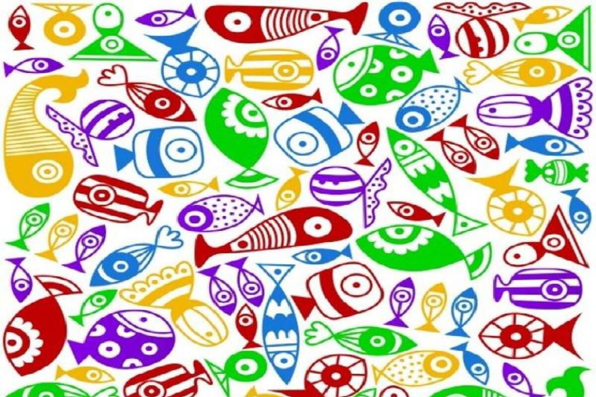 Reto Visual: Encuentra el caramelo escondido entre los peces