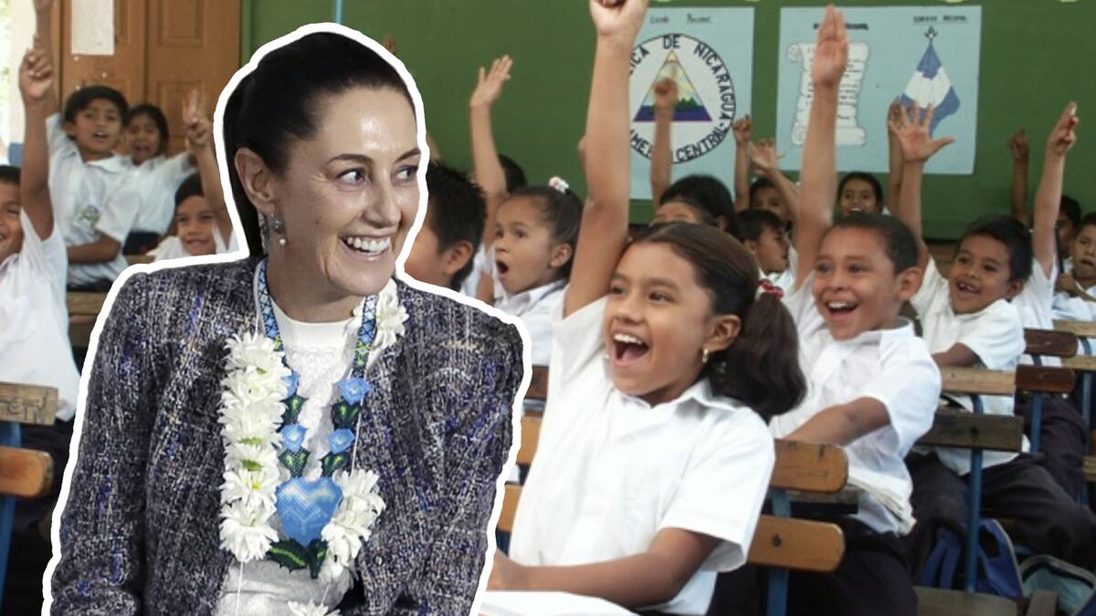 Sheinbaum prometió una beca universal para la educación básica. Foto: Especial