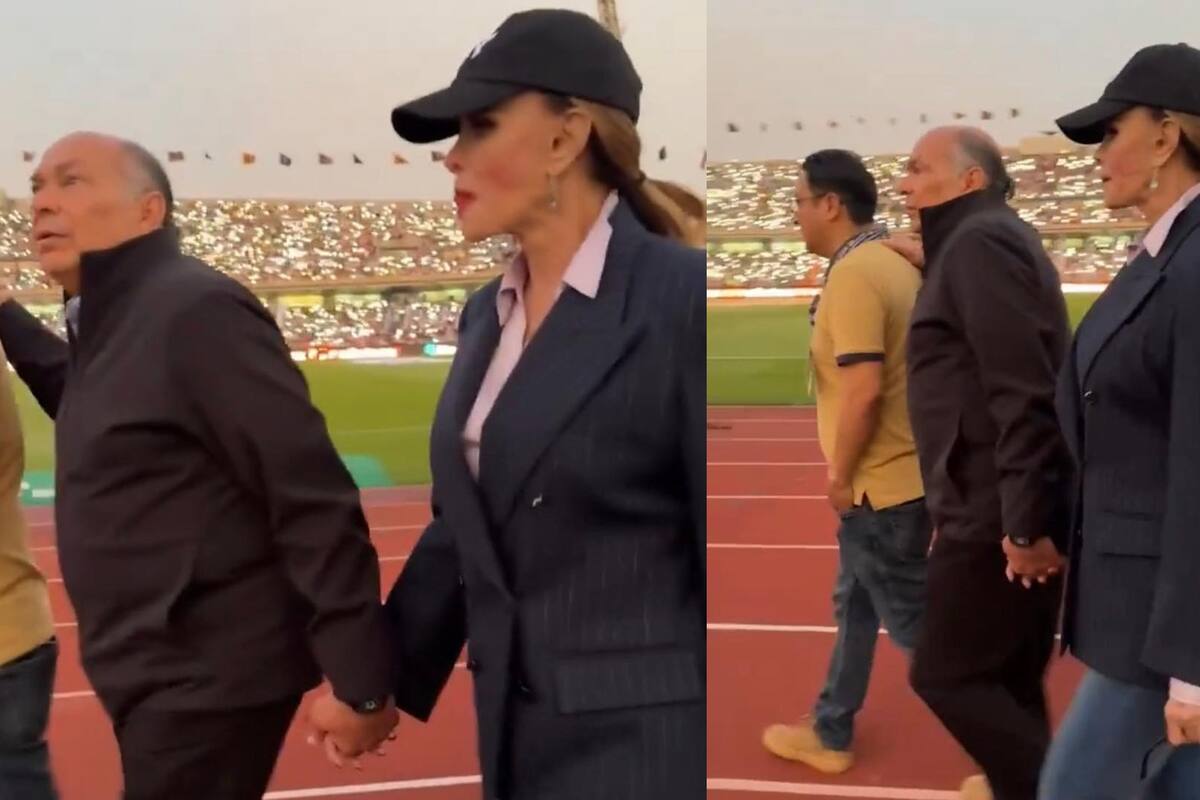 ¿Confirman romance? Lucía Méndez y padre de “Checo” Pérez son captados tomados de la mano