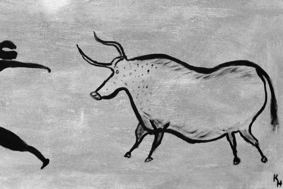 Encuentran la pintura rupestre de un animal más antigua del mundo