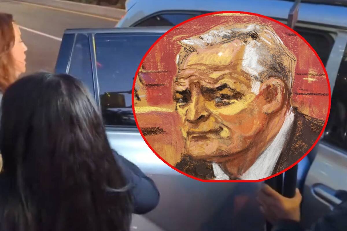 “Devuelvan lo robado”, le gritan a esposa de García Luna e hija al salir de la Corte