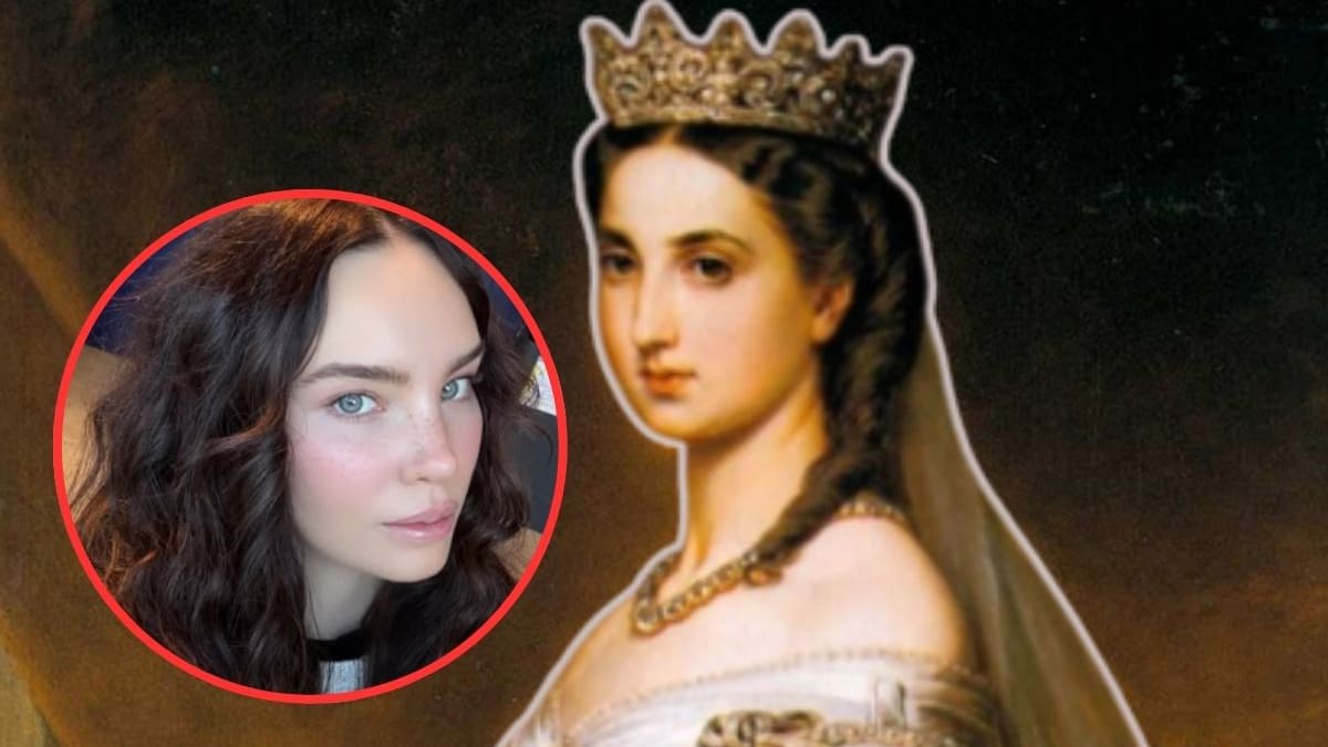 Belinda deja atrás su imagen rubia y sorprende con un cambio de look para interpretar a “Carlota” de Habsburgo en la nueva serie histórica de Sony