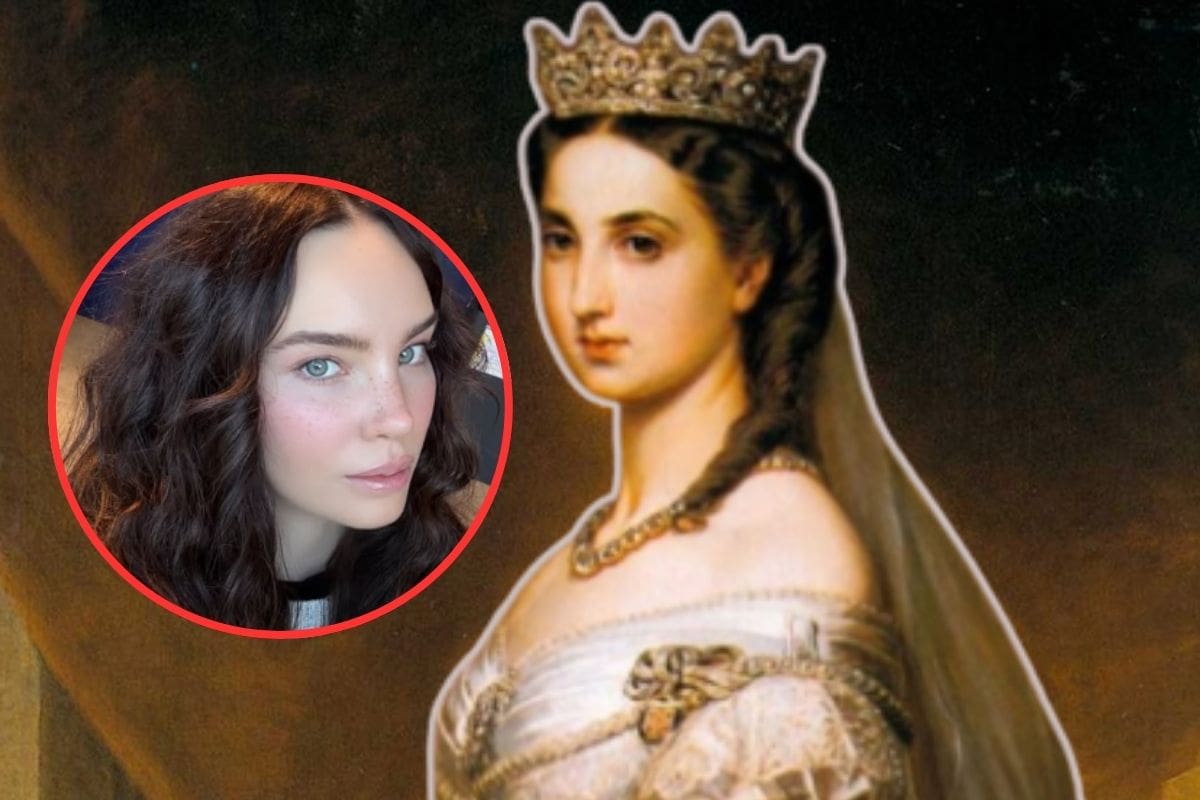 Belinda deja atrás su imagen rubia y sorprende con un cambio de look para interpretar a “Carlota” de Habsburgo en la nueva serie histórica de Sony