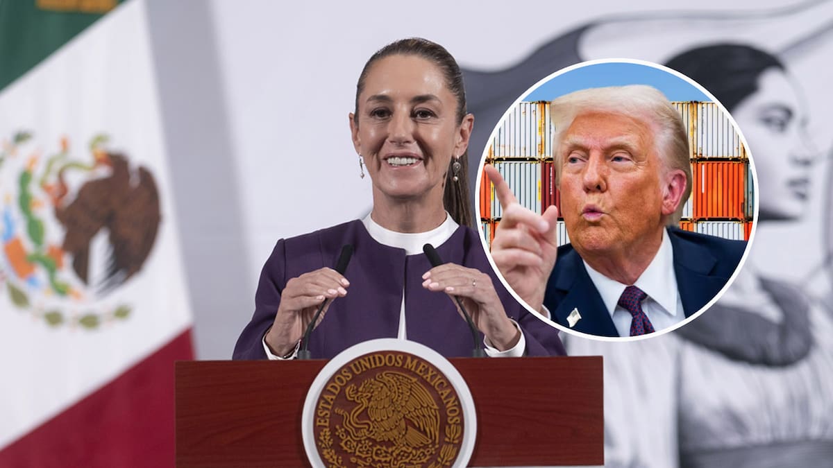 Aunque la presidenta de México, Claudia Sheinbaum, de momento no piensa en aranceles recíprocos a los de Donald Trump no descarta del todo la posibilidad de poder aplicarlos. | AP