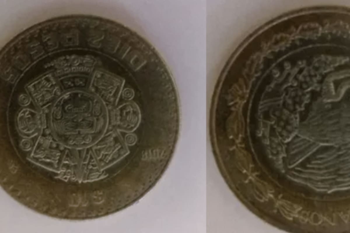 ¿La tienes? Moneda de 10 pesos se vende en 2 mil 500 pesos por este motivo