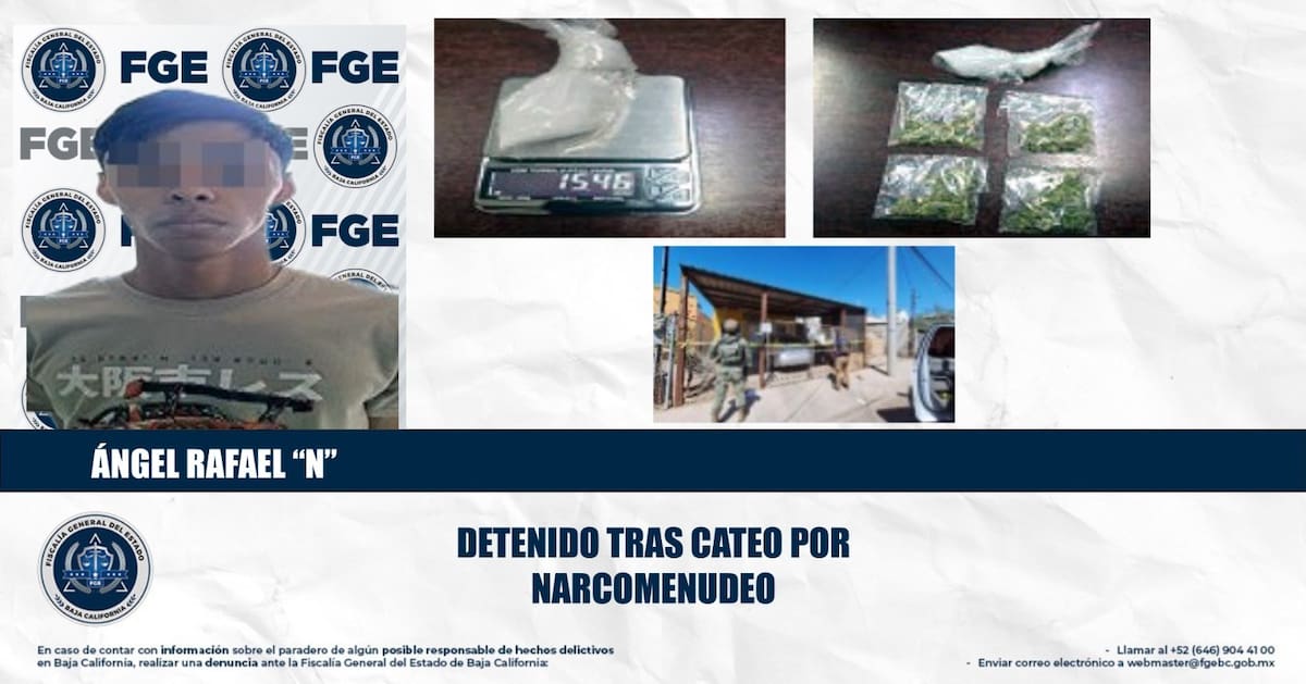 Crédito: Fiscalía General del Estado de Baja California