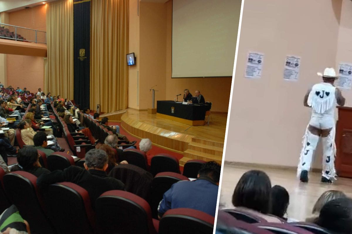 VIDEO: Strippers bailando en auditorio de la UNAM causan polémica