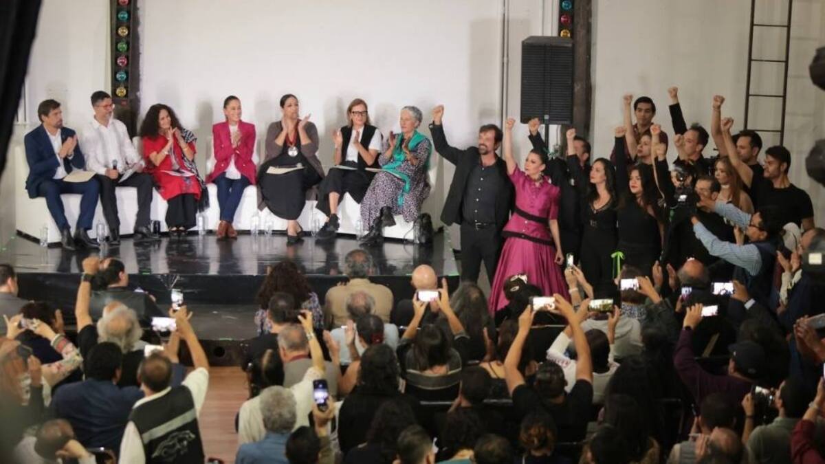 Sheinbaum se interesa y empatiza por el arte, por lo que se puede esperar una mejora en el apoyo al arte. FOTO: @Claudiashein