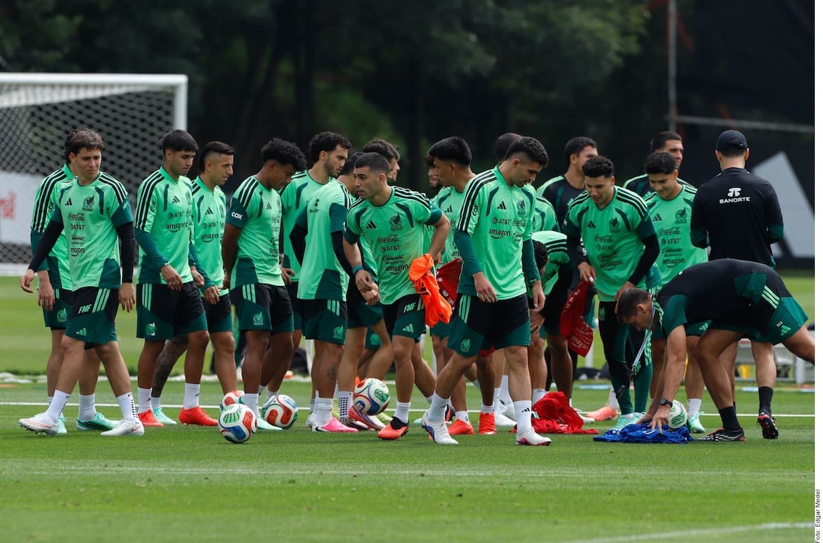 La Selección Mexicana realizó su último entrenamiento en el C.A.R. previo a su viaje a Baltimore para el partido amistoso contra Colombia. (Foto: Edgar Medel)