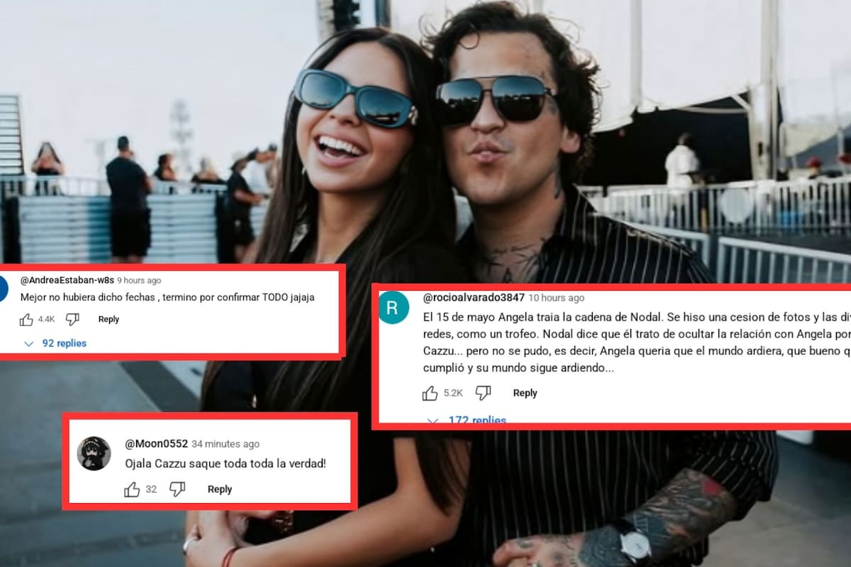 Nodal asegura que el hate hacia Ángela Aguilar son campañas pagadas