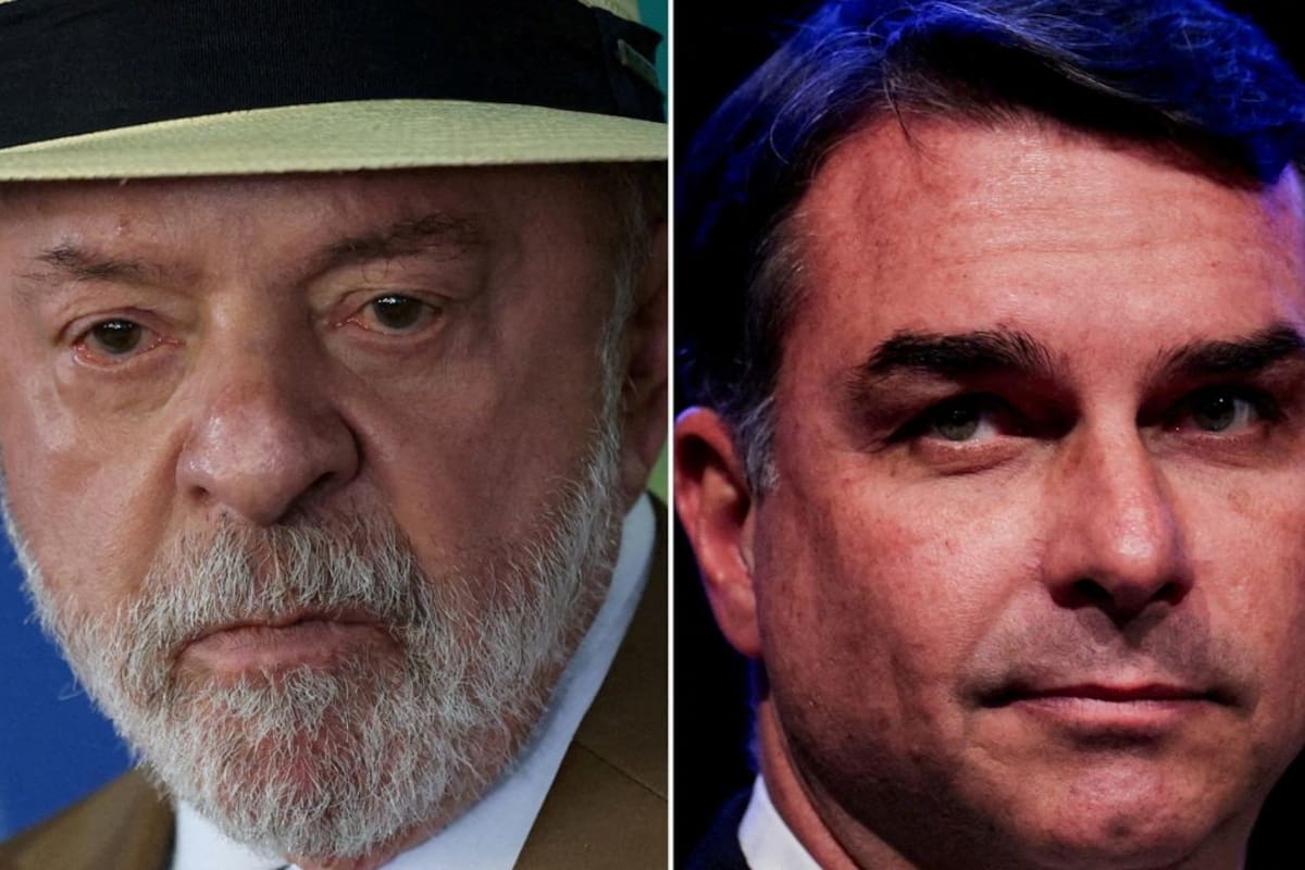 Lula y Flávio Bolsonaro cierran campañas antes de la elección presidencial de Brasil