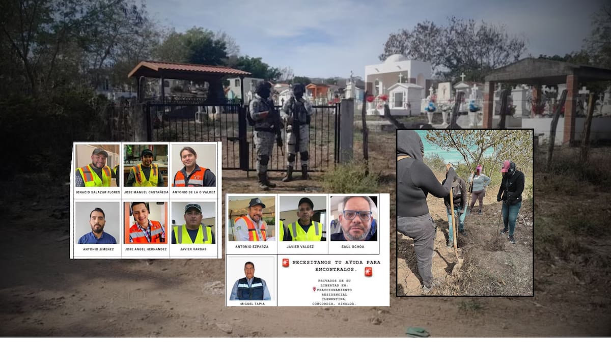 FGR confirma identificación de restos en fosa de Sinaloa. Foto. Redes sociales, Infobae México, Voces Sin Justicia A.C.