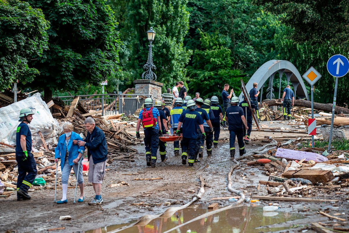 Inundaciones en Alemania cobran 135 víctimas mortales