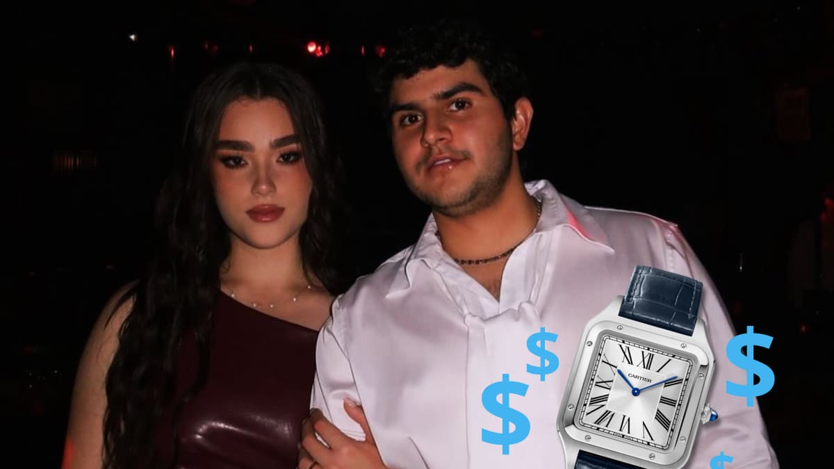 Hija del Canelo Álvarez, Emily Cinnamon, regala reloj de 150 mil pesos a su novio