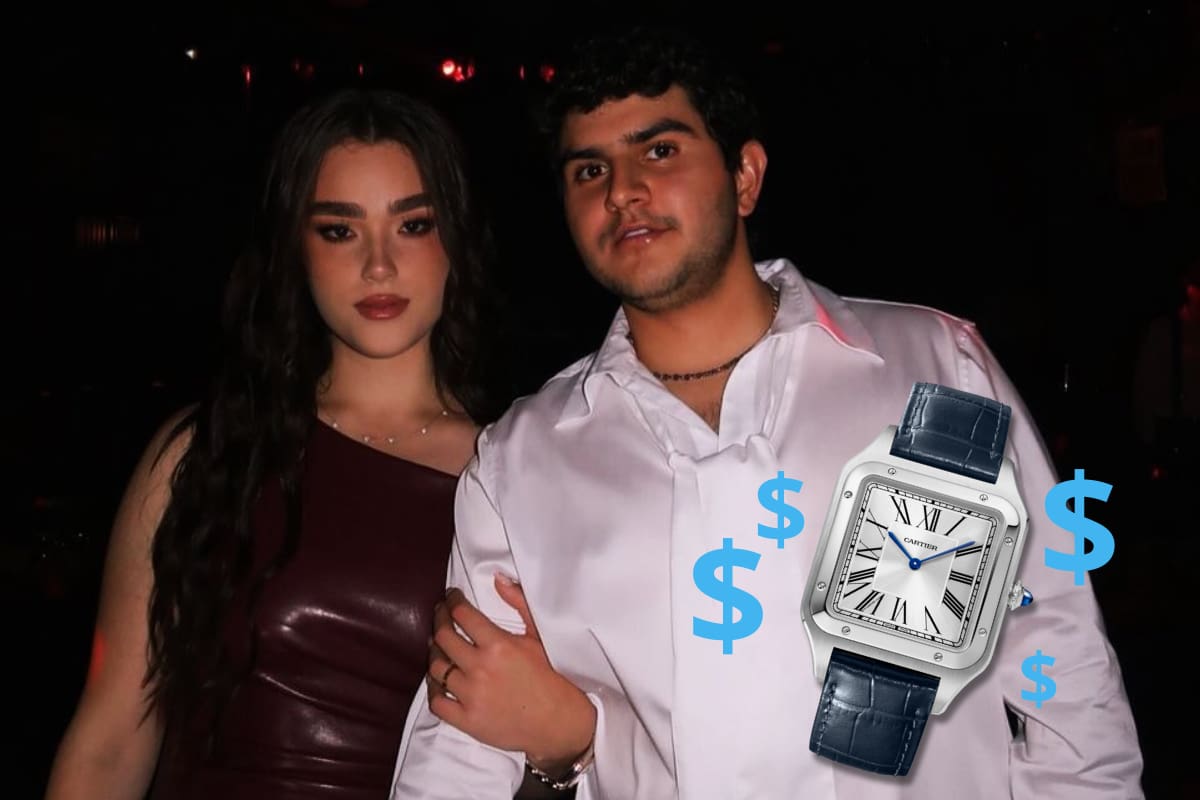 Hija del Canelo Álvarez, Emily Cinnamon, regala reloj de 150 mil pesos a su novio