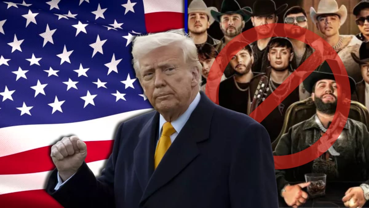 El gobierno de Trump advierte sobre la posible revocación de visas a artistas de narcocorridos, incluyendo a Peso Pluma y Natanael Cano. / Foto: Especial.