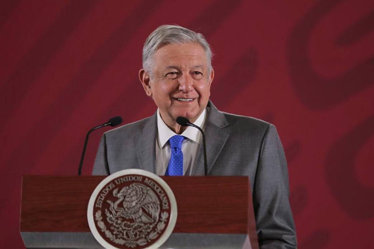 Conferencia de AMLO desde Palacio Nacional