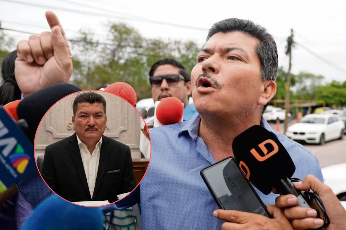 El exjefe policiaco de Sinaloa acusado de cobrar 300 mil pesos al mes para proteger a Los Chapitos negó ante las cámaras que se entregaría, preguntó a Rocha qué hacer, recibió un “cada quien sus recursos” y el viernes cruzó la frontera hacia Estados Unidos