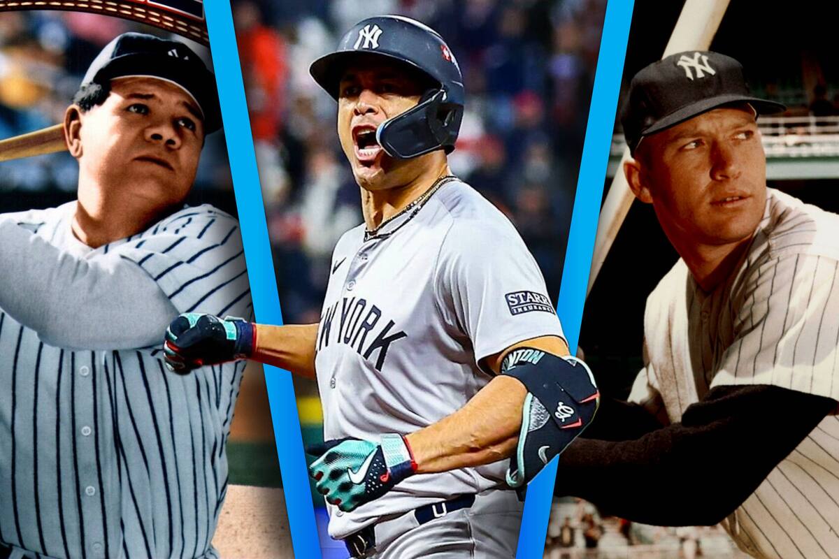 Giancarlo Stanton es el MVP de la ALCS y se codea con los históricos Yankees Babe Ruth y Mickey Mantle