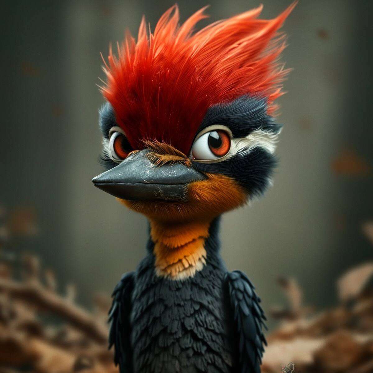 Woody Woodpecker, creado en 1940 por Walter Lantz, renace en una versión increíblemente hermosa gracias a la magia de la inteligencia artificial.