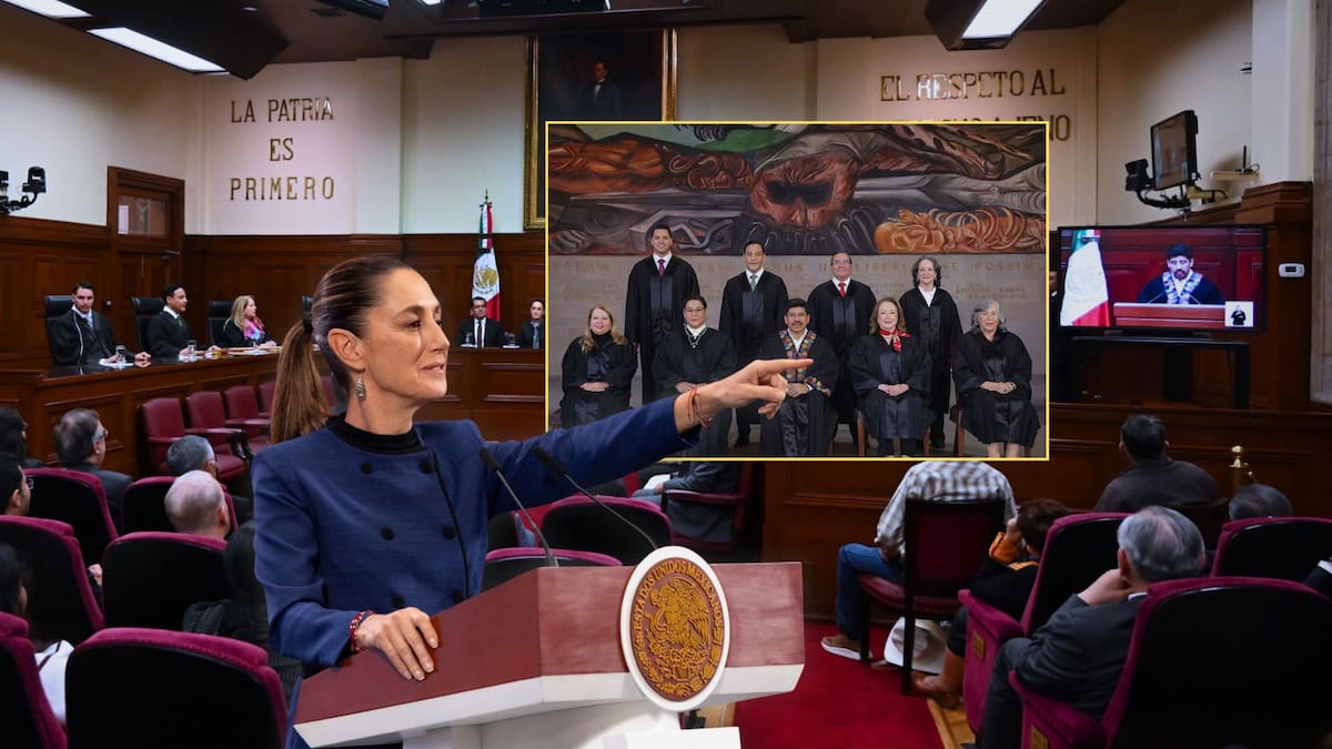 Sheinbaum llama a ministros de la Corte a no corromperse ni responder a intereses particulares. Foto: Especial (Presidencia)