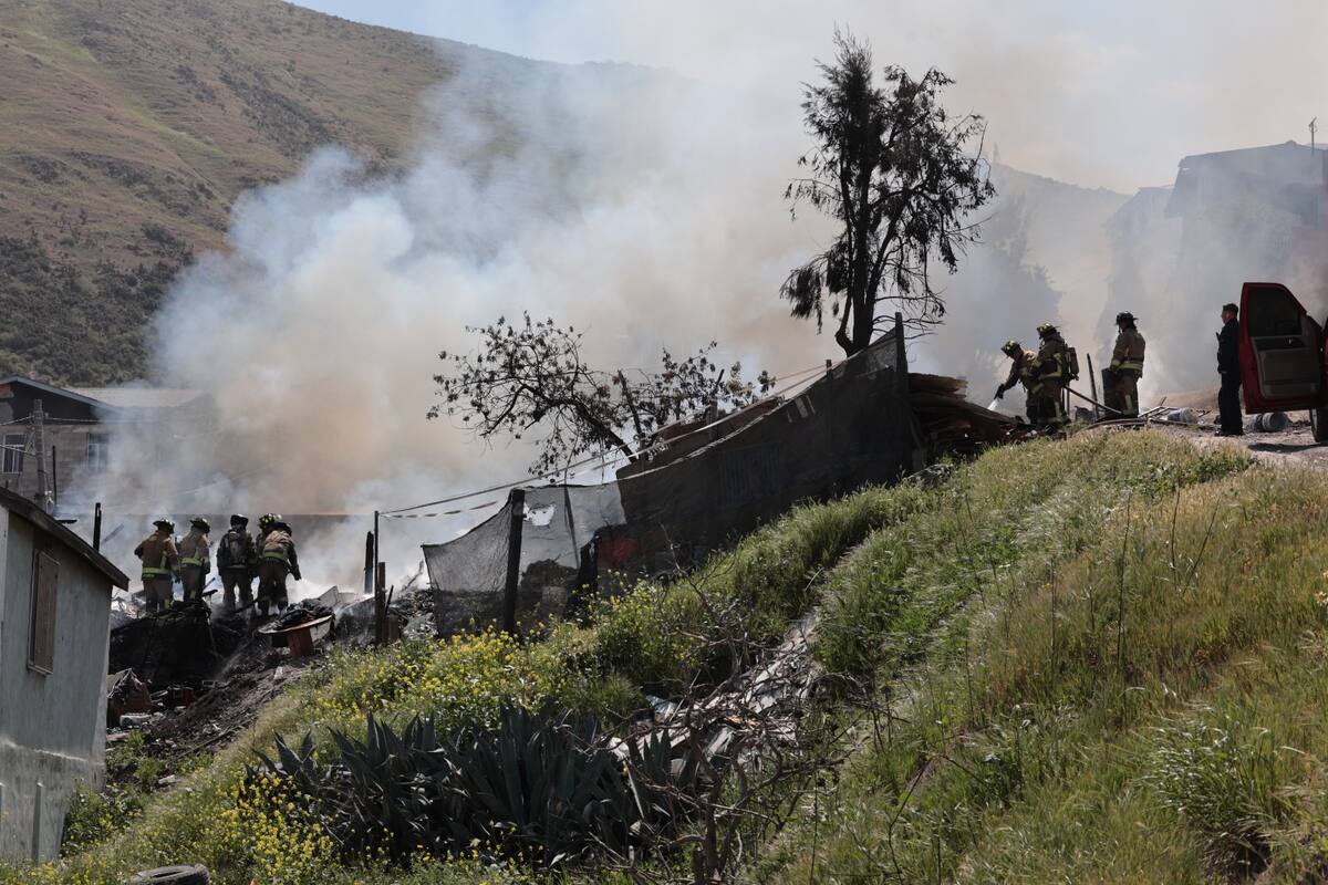 El incendio se registró en la colonia Poblado Ejido Matamoros.