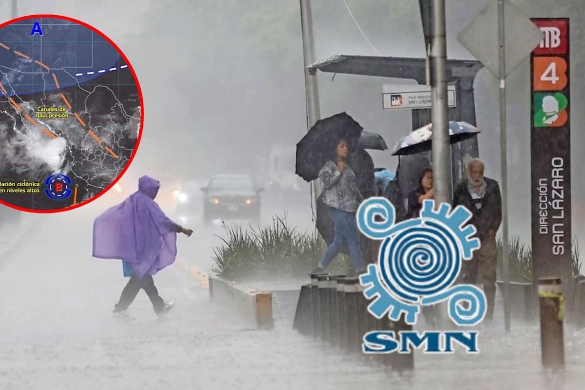 SMN alerta por lluvias intensas este 3 de agosto; estos estados tendrán mayor riesgo de inundaciones y deslaves