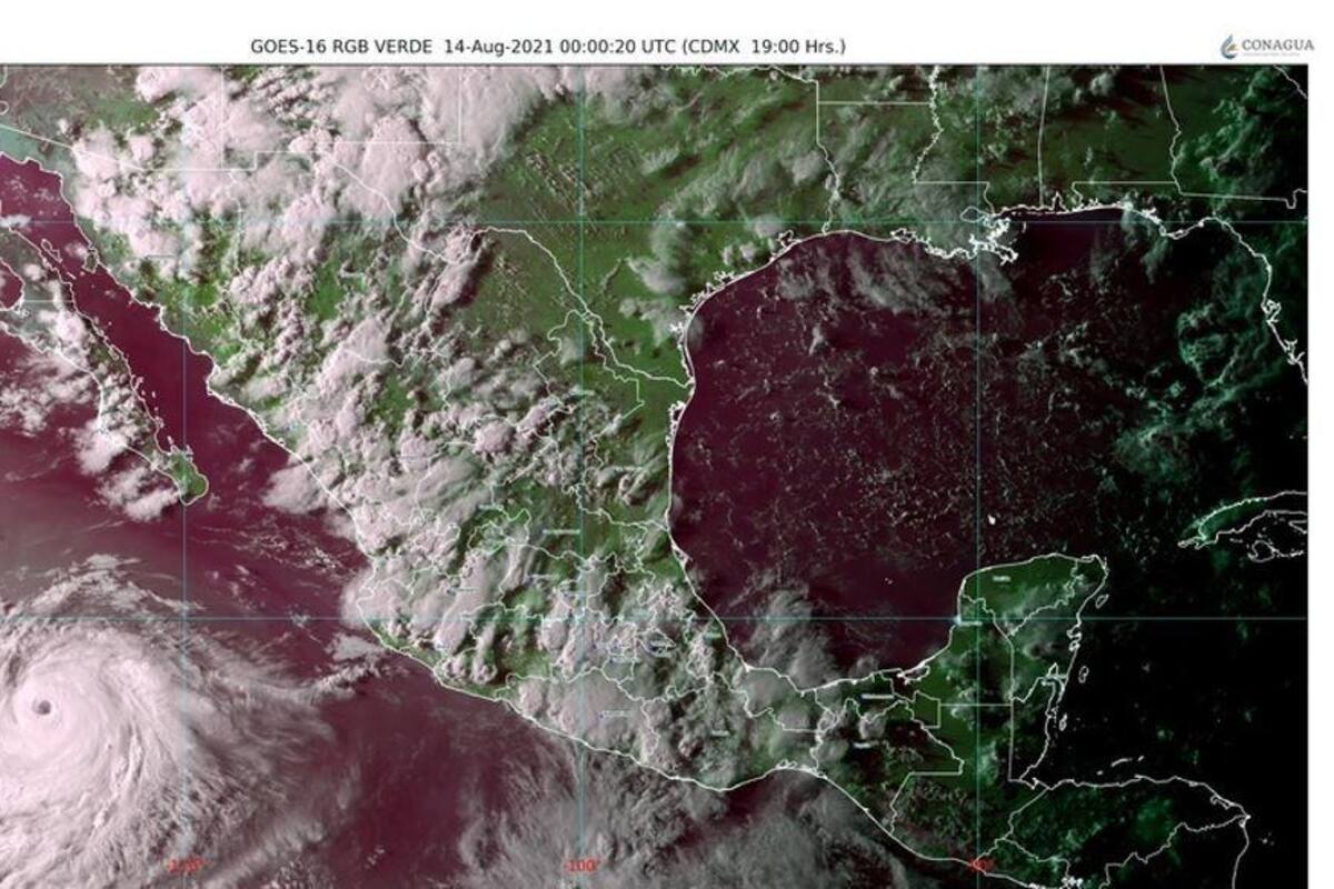 Huracán Linda se intensifica a categoría 3 en el Pacífico mexicano