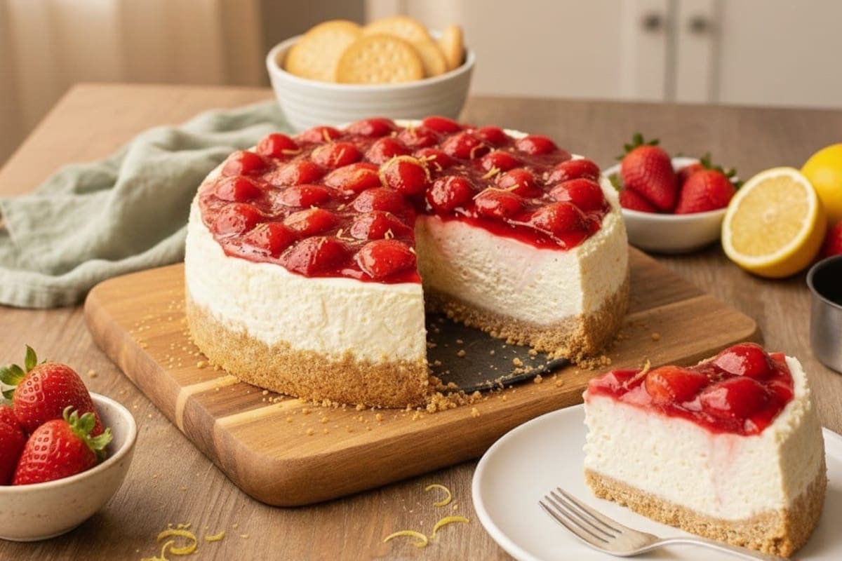 Cheesecake de fresa