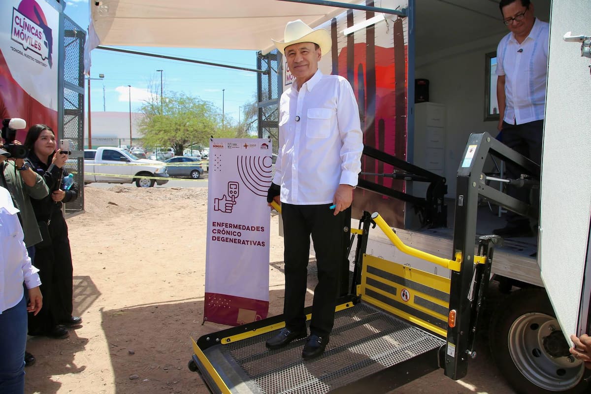 Gobierno de Sonora amplía cobertura médica con clínicas móviles preventivas