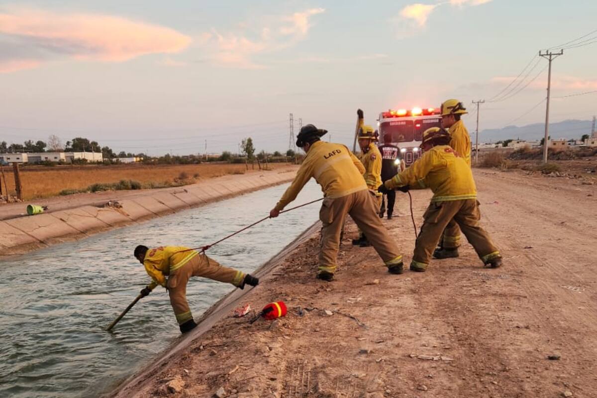 Encuentran sin vida a joven ahogado en canal El Cabrito