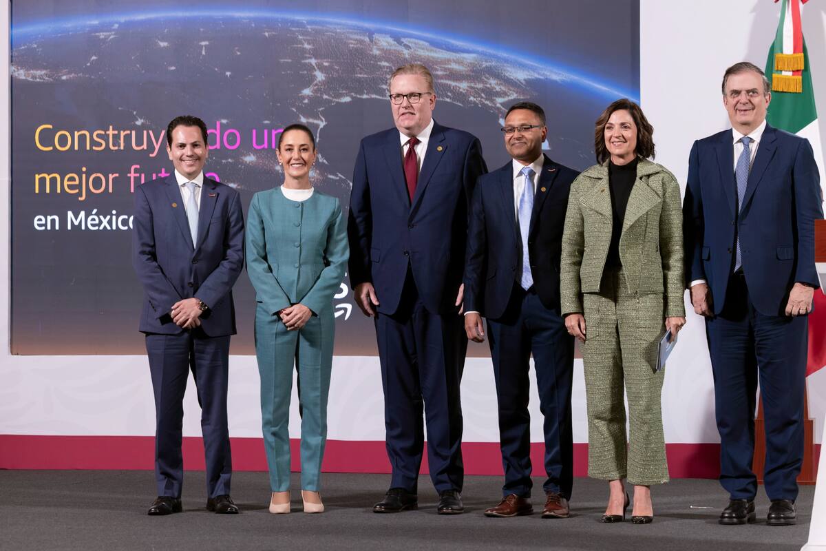Amazon invierte en México como parte del Plan México de Claudia Sheinbaum. | Crédito: Presidencia