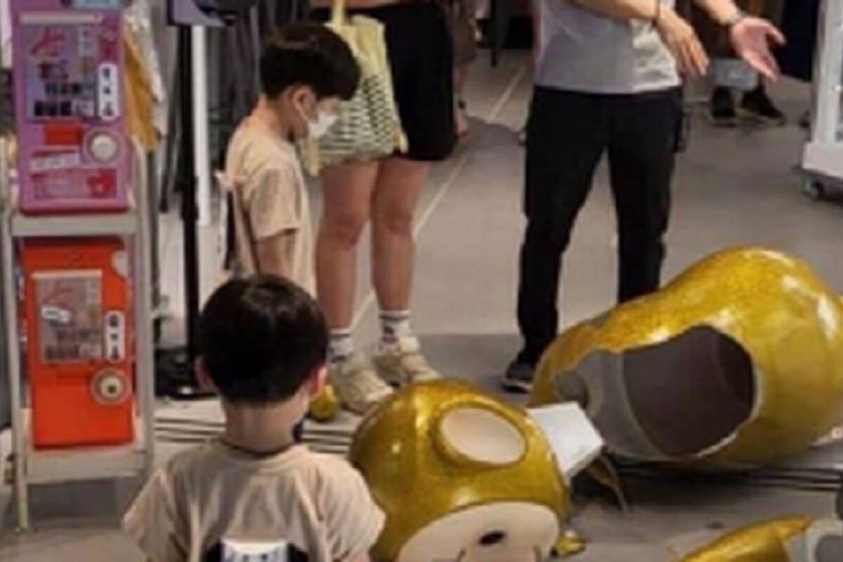 VIRAL: Su hijo rompió un muñeco gigante en una juguetería y tuvieron que pagar 4 mil 200 dólares
