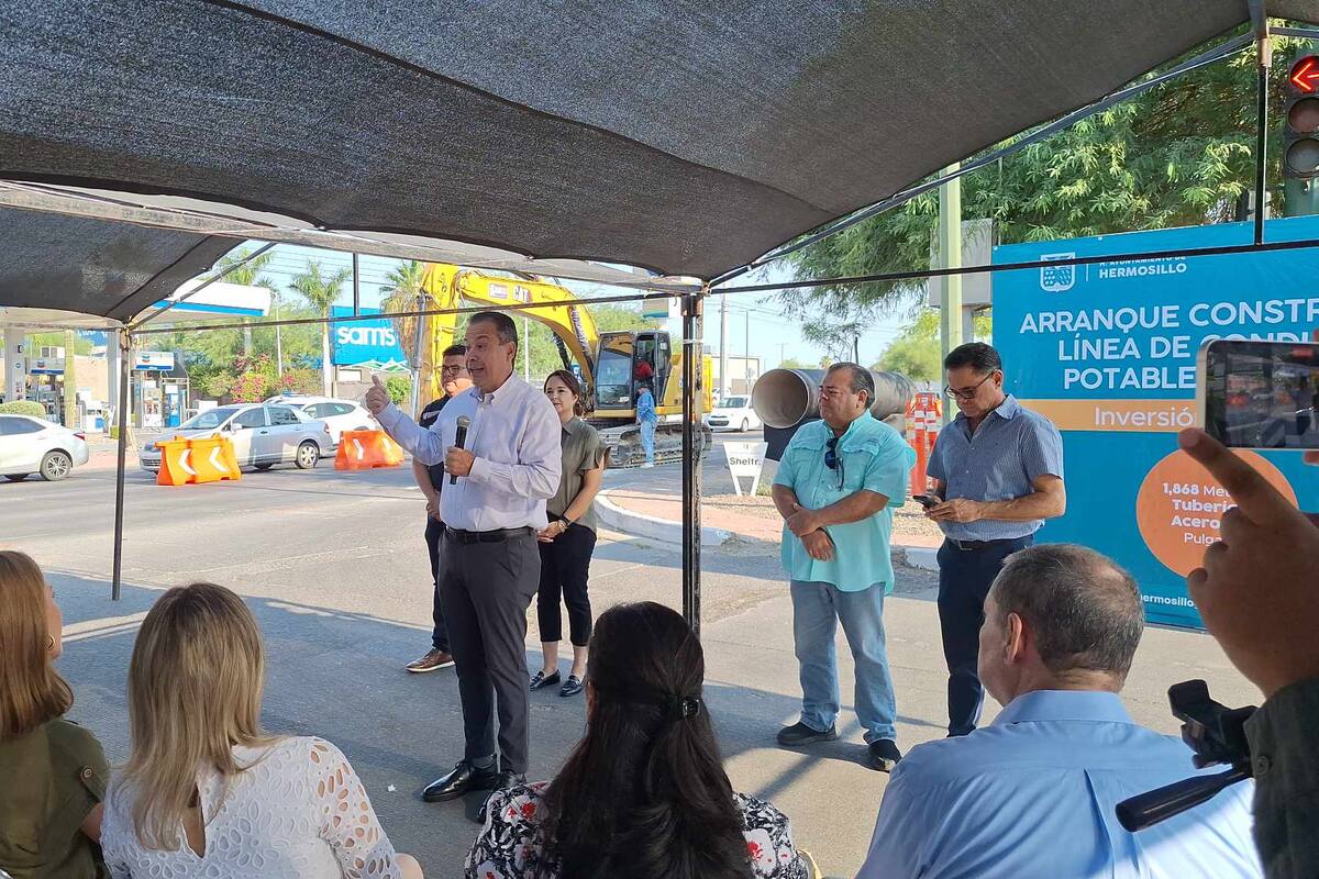 Con esta obra se beneficiará a 100 colonias del Norte de Hermosillo con agua potable