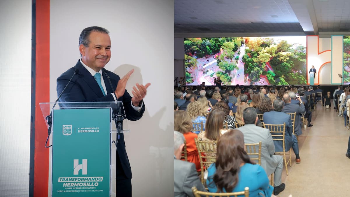 El alcalde Antonio Astiazarán destaca avances en movilidad, modernización y participación ciudadana durante su Primer Informe de Gobierno. Foto: GH