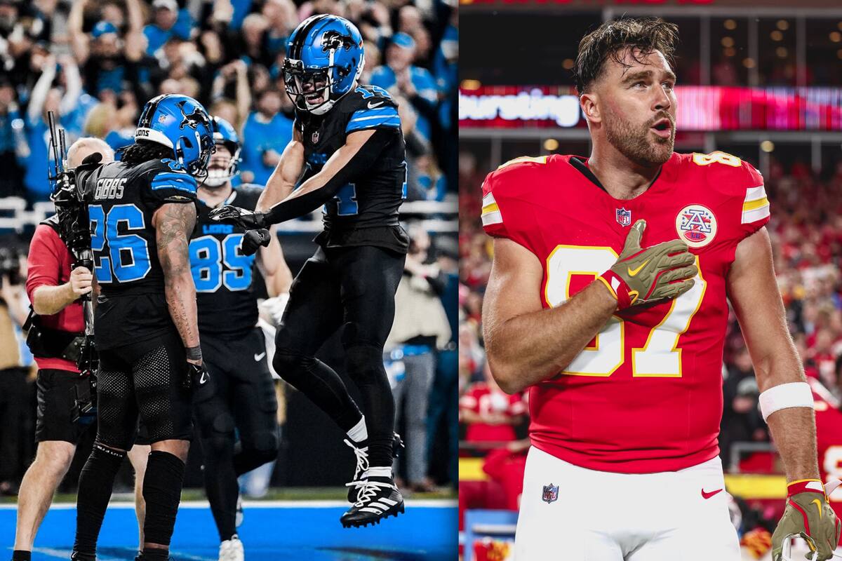 Varios de los favoritos a ganar el Super Bowl tienen maldiciones en su historia. Foto: Lions y Chiefs en X.