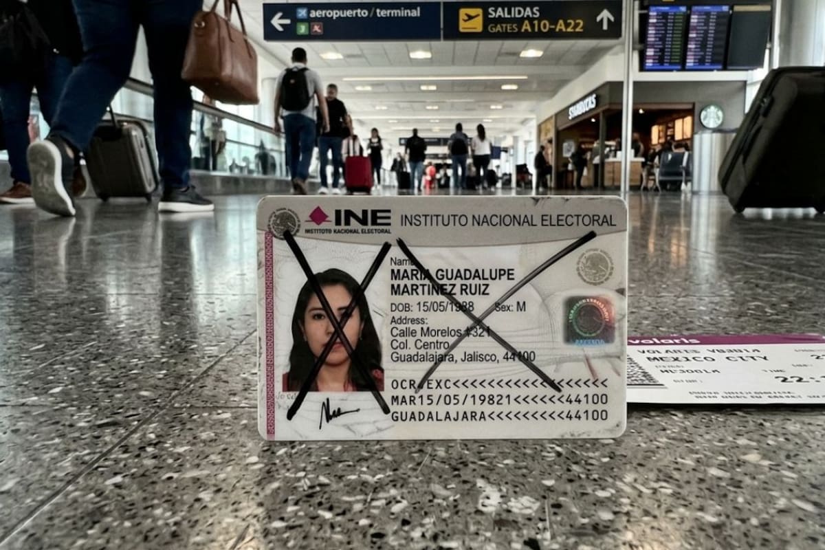 Perdí mi INE y tengo un vuelo: ¿puedo viajar con otra identificación?