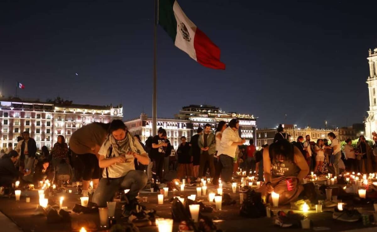 Luto nacional en CDMX. | Crédito: El Universal