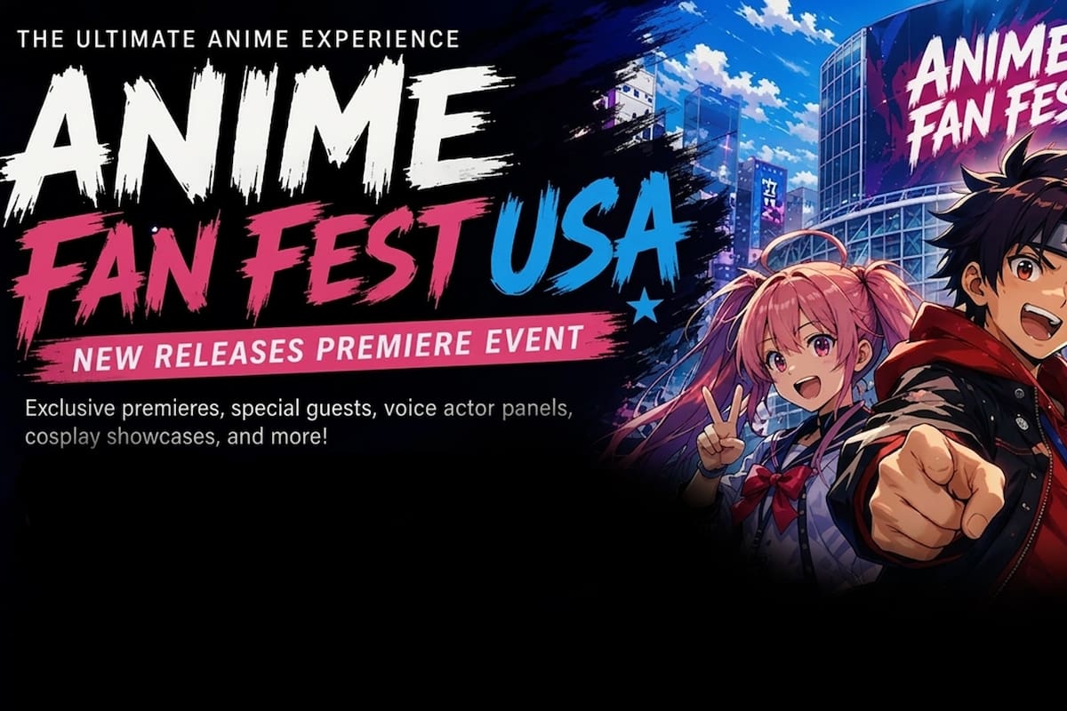 Anime Fan Fest USA llevará estrenos exclusivos, cosplay y paneles de la industria a Los Ángeles