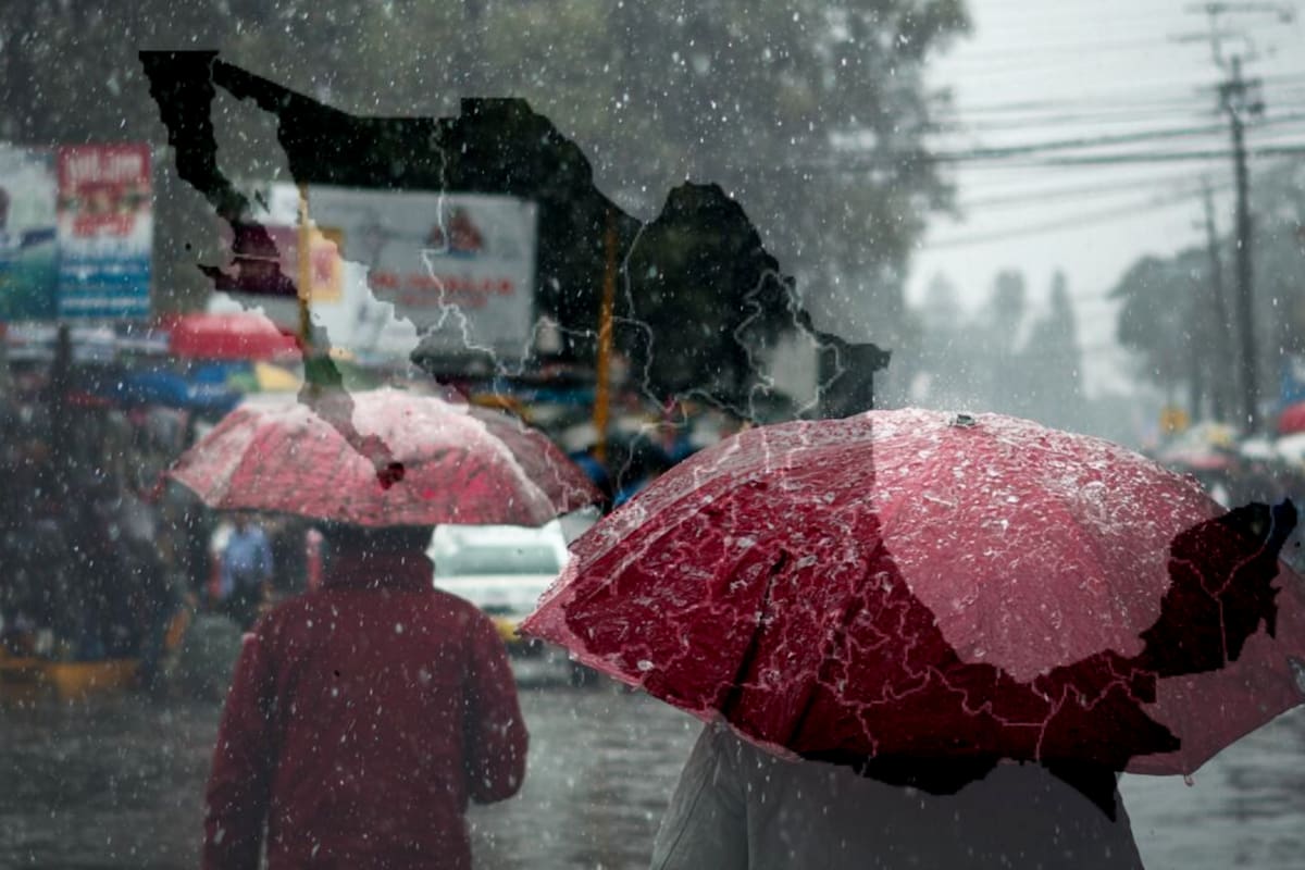 Dos ondas tropicales desatarán lluvias fuertes para estos estados en México; este será el clima en el País durante el sábado