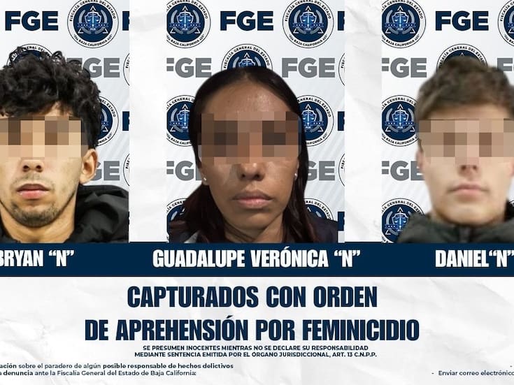 Detiene FGE a 3 presuntos feminicidas de abogada Emilia Ortega en Tijuana