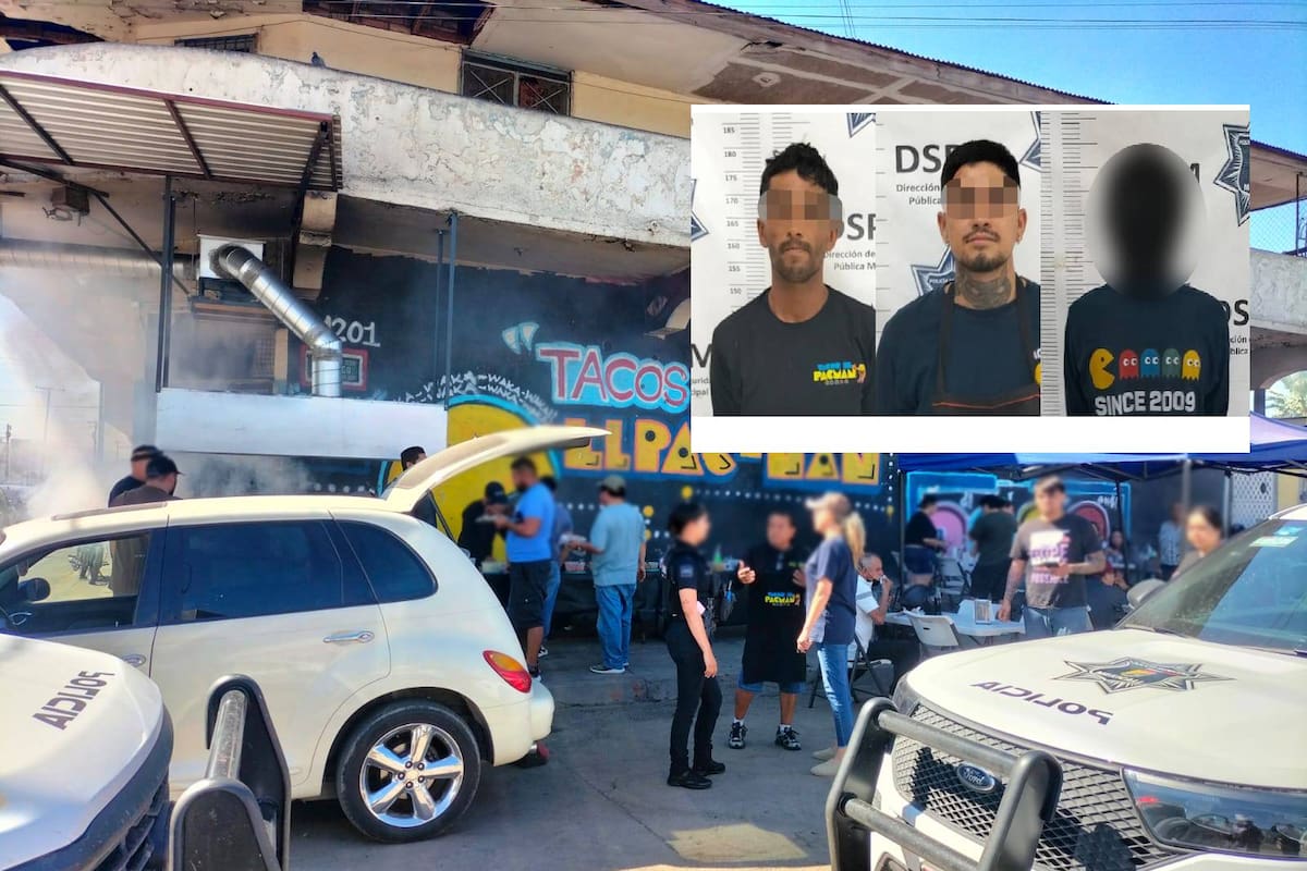 Golpiza en taquería PAC MAN deja a un hombre herido y tres detenidos