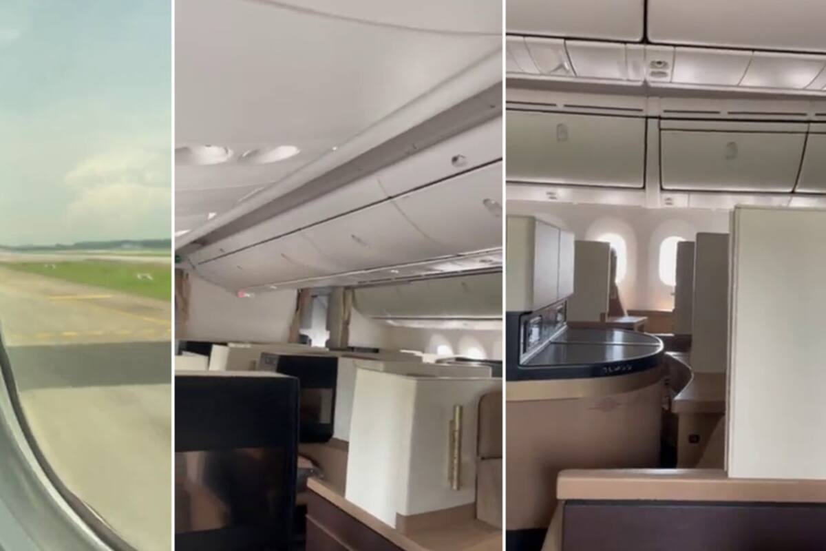 Un avión comercial realiza vuelo internacional con solo un pasajero