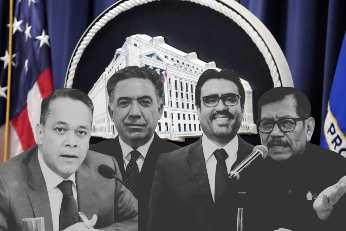 ¿Quiénes son los otros 9 acusados junto al gobernador Rocha Moya? Una acusación de la Fiscalía Distrito Sur de Nueva York revela una red de corrupción que incluye a un senador en funciones, el fiscal adjunto del estado, exjefes policíacos y el alcalde de Culiacán