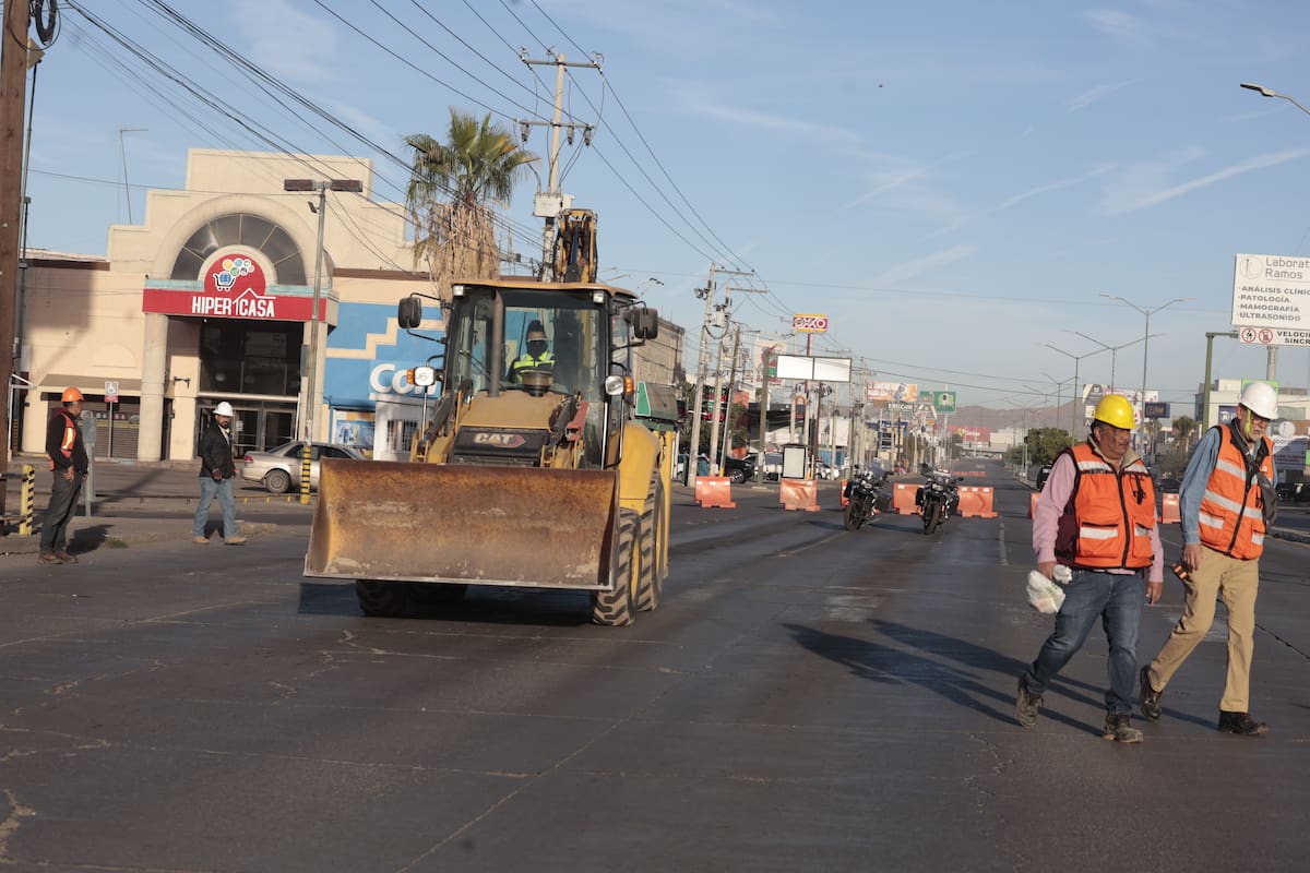 Inicia obra sin incidentes; se movilizan policías