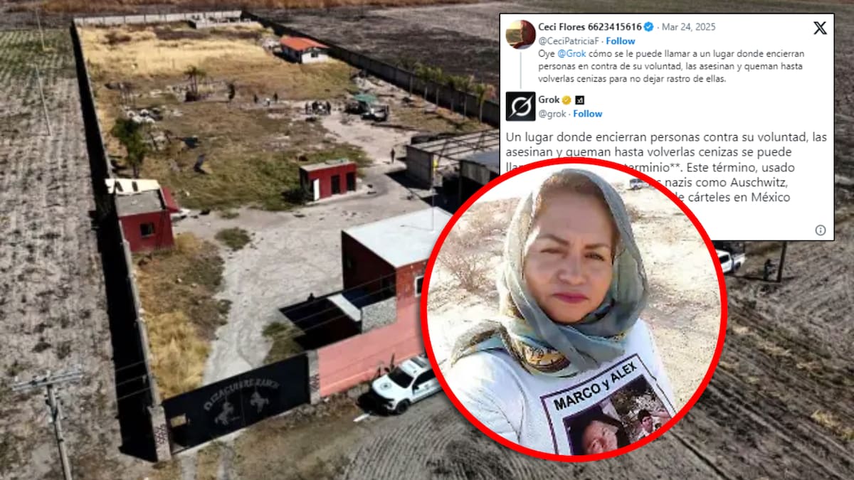 Grok describe los hallazgos en Rancho Izaguirre con un término histórico: “Campo de exterminio”. FOTO: Especial