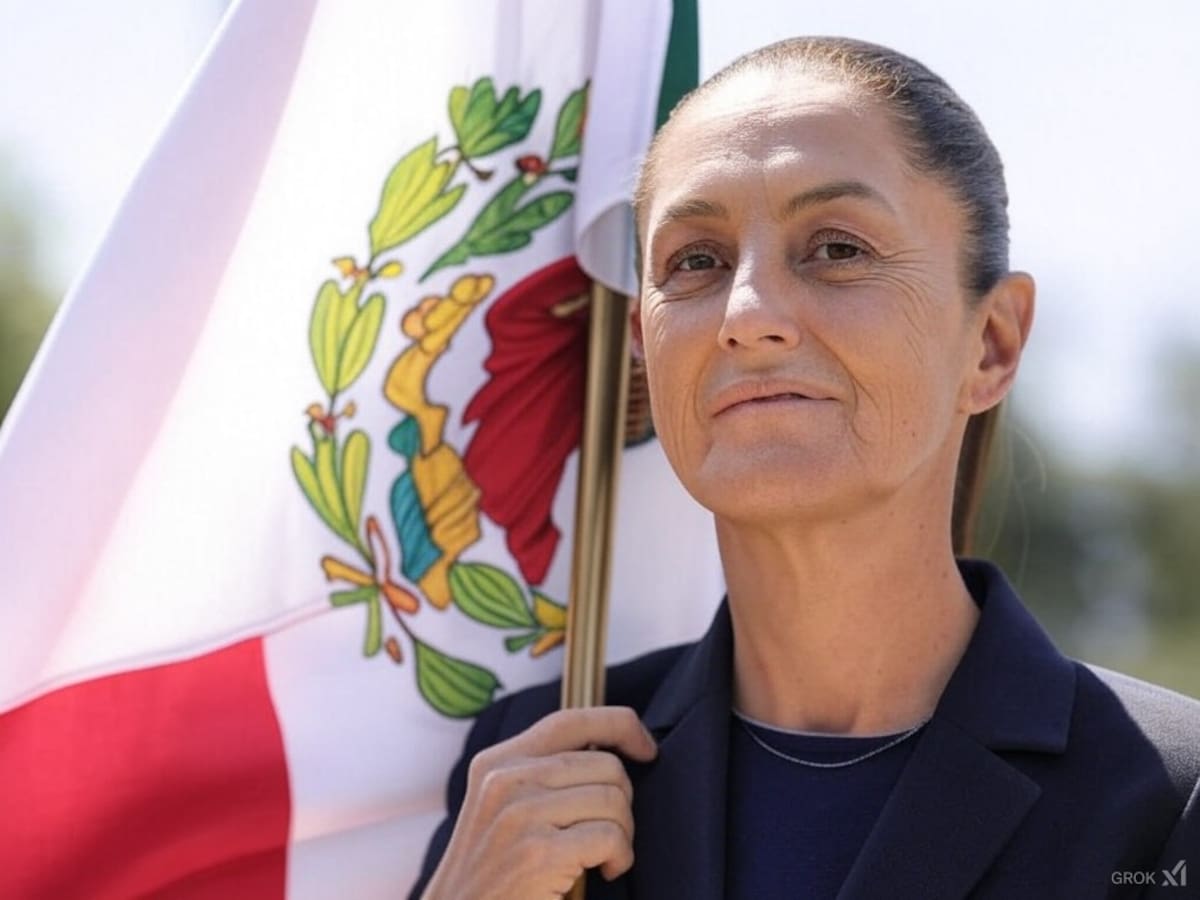 Claudia Sheinbaum, presidenta de México, presentó el Plan México buscando convertir al País en la décima potencia mundial. | Grok