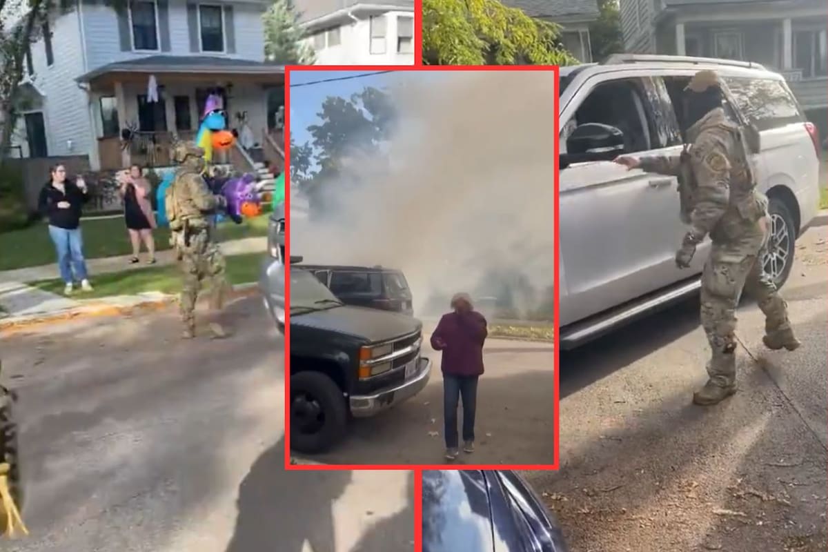Agentes del ICE incumplen órdenes judiciales al desatar caos con gas lacrimógeno en un barrio de Chicago durante los preparativos de una fiesta infantil de Halloween