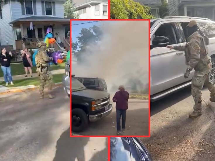 Agentes del ICE incumplen órdenes judiciales al desatar caos con gas lacrimógeno en un barrio de Chicago durante los preparativos de una fiesta infantil de Halloween